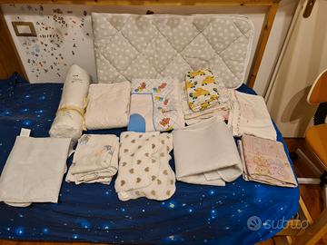 set biancheria per lettino bimbi