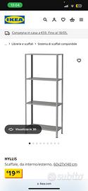 Scaffale da interno/esterno ikea