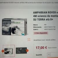 Gioco scientifico nuovo kit per costruire anfibio