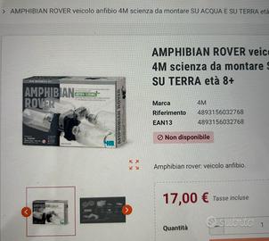 Gioco scientifico nuovo kit per costruire anfibio