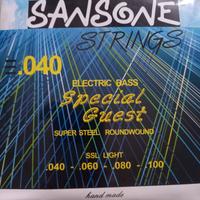 sansone strings basso elettrico corde