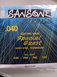 sansone strings basso elettrico corde