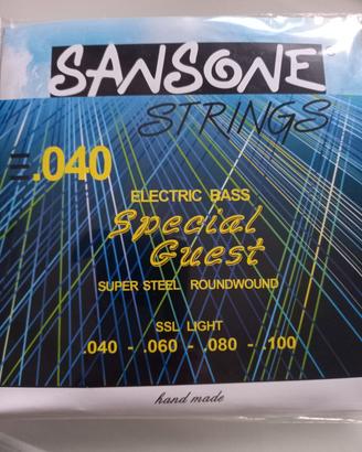 sansone strings basso elettrico corde