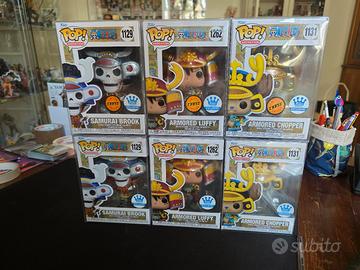 funko pop one piece serie aromred completa