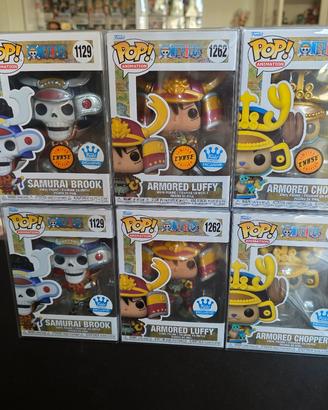funko pop one piece serie aromred completa