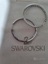 Orecchini Swarovski a cerchio
