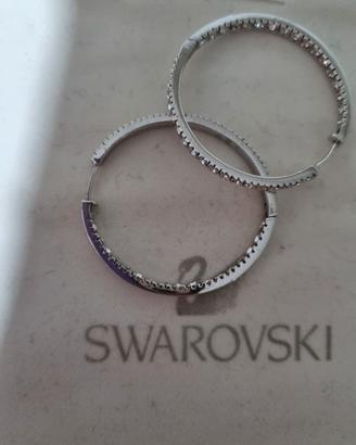 Orecchini Swarovski a cerchio
