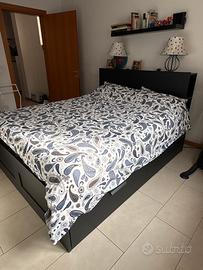 Letto matrimoniale contenitore ikea