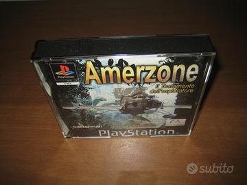 PLAYSTATION 1 AMERZONE doppio CD manuale ps1 psone