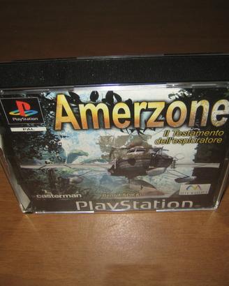 PLAYSTATION 1 AMERZONE doppio CD manuale ps1 psone