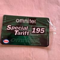 Rarissima carta telefonica OMNITEL