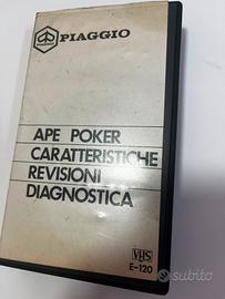 Videocassetta VHS originale Piaggio – APE Poker