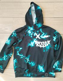 tuta: felpa con cappuccio 