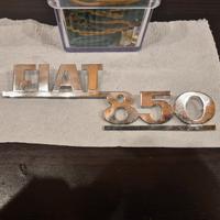 Scritta Fiat 850 - Nuova, fondo di magazzino