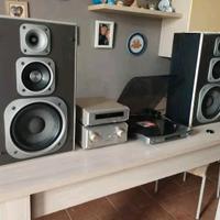 Impianto HI-FI Technics + Giradischi Sony + Casse