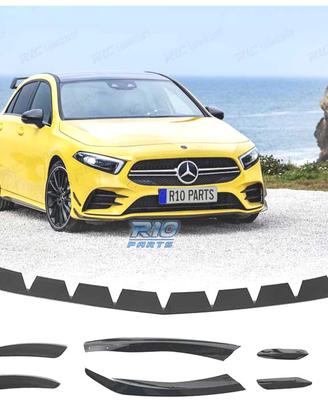 SPOILER LIP ANTERIORE + SPLITTER PER MERCEDES CLAS