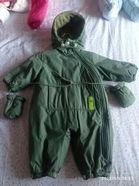 tuta da neve chicco per bambino pochi mesi nuova