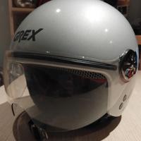 Casco argento metallizzato modello Grex
