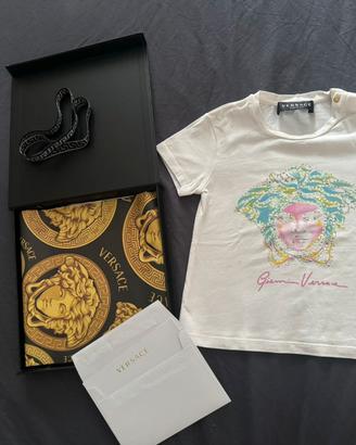 T-shirt bimba VERSACE originale e pari al nuovo