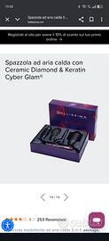 Spazzola ad aria calda con Ceramic Diamond & Kerat