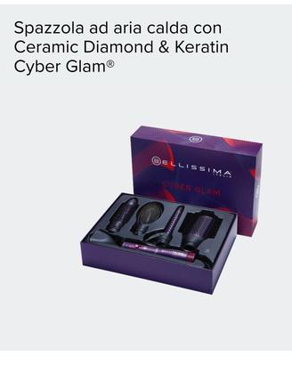 Spazzola ad aria calda con Ceramic Diamond & Kerat