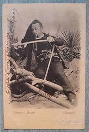 Cartolina Ploaghe Costume 1903 Stupenda B/N