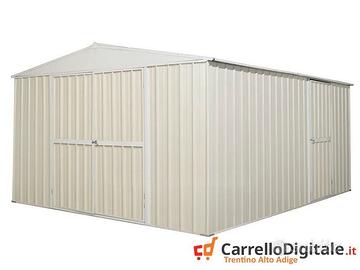 Box prefabbricato in acciaio 360x430cm avorio