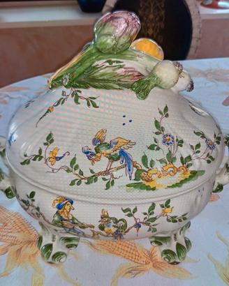 zuppiera (terrina) vintage in ceramica