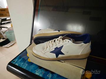 Golden Goose Ball Star bianche/blu taglia 44 NUOVE