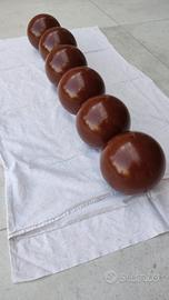 6 maxi bocce marca perfetta mai usate