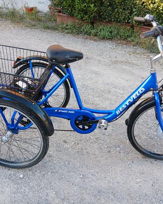 Bicicletta elettrica a tre ruote
