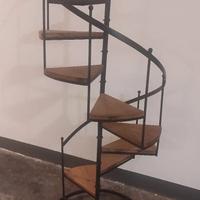 Mobile espositore in legno e ferro 