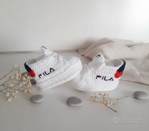 Scarpette neonato fatte a mano