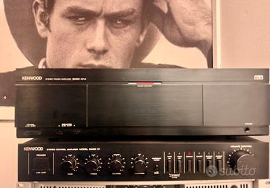 Pre amplificatore C1A  e finale M1A kenwood