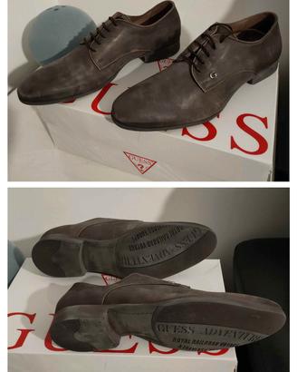 Scarpe Guess pelle tipo nabuk n.40 - nuove!