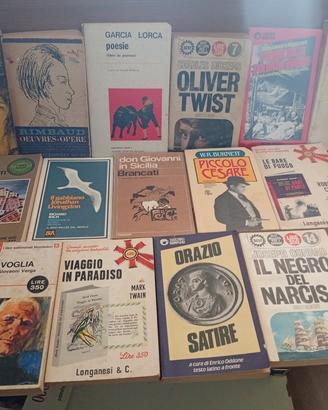 Lotto 15 libri poesia e romanzi