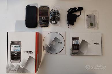 Nokia E71 Steel Grey - Set Completo Originale