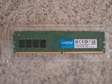 RAM Crucial 16GB DDR4 2666MHz  CL19 Desktop

