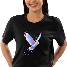 Maglietta Donna. T-shirt Cotone. Senso di Libertà