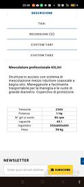 mescolatore professionale elettrico MC 65L