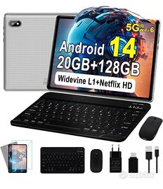 TABLET ANDROID 14 10 POLLICI 5G 128 GB