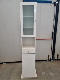 MOBILE COLONNA SPECCHIO BAGNO CON ANTE GIREVOLE