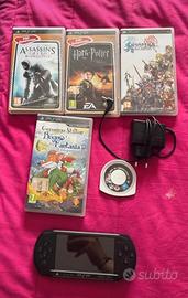 Psp + giochi + caricabatterie originale