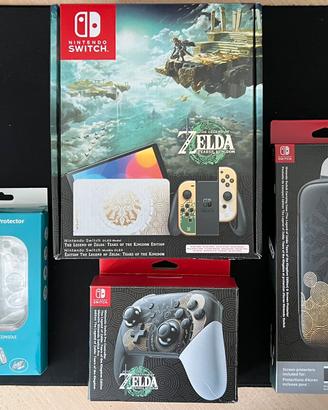 Nintendo Switch OLED Zelda + Pro Controller