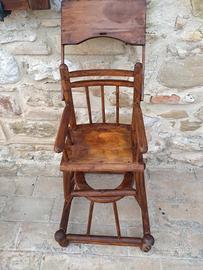 seggiolone bimbo vintage