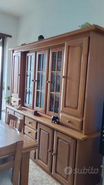 credenza legno massello