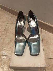 Décolleté azzurre 37 Mauro Leone