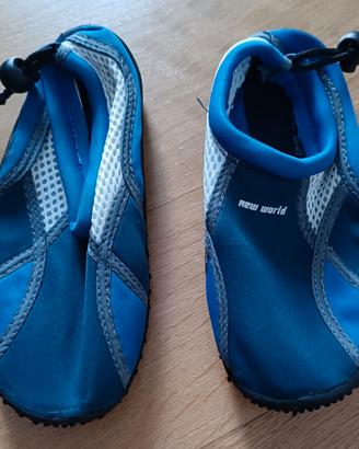 Scarpe mare scogli bambino New World taglia 31