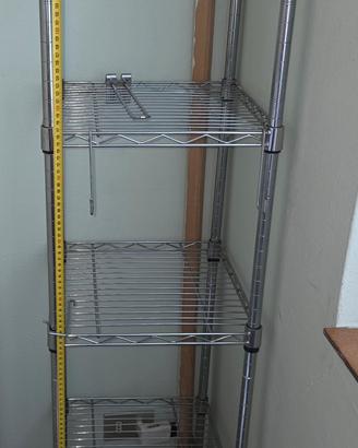 scaffale acciaio inox