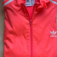 Giacca Adidas arancione fluo L